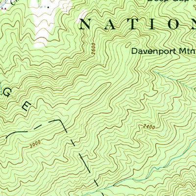 United States Geological Survey Blue Ridge, GA (1946, 24000-Scale) digital map