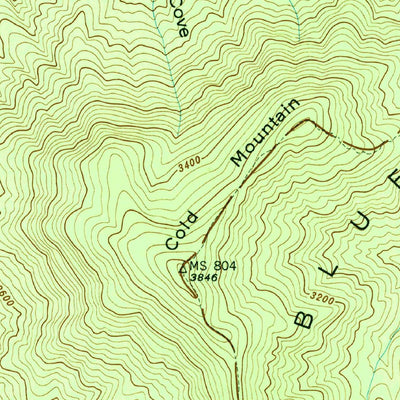 United States Geological Survey Blue Ridge, GA (1946, 24000-Scale) digital map