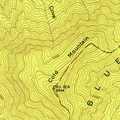 United States Geological Survey Blue Ridge, GA (1947, 24000-Scale) digital map