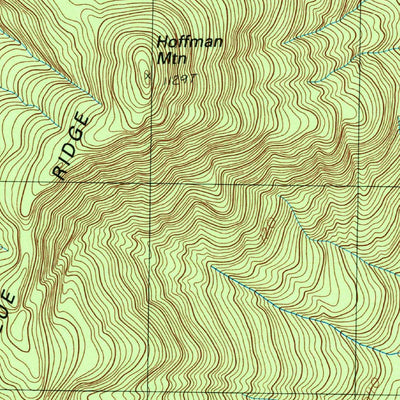 United States Geological Survey Blue Ridge, NY (1989, 25000-Scale) digital map