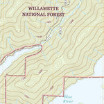 United States Geological Survey Blue River, OR (2020, 24000-Scale) digital map