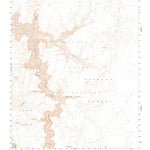 United States Geological Survey Blue Spring, AZ (1955, 62500-Scale) digital map