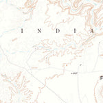 United States Geological Survey Blue Spring, AZ (1955, 62500-Scale) digital map