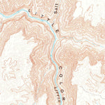 United States Geological Survey Blue Spring, AZ (1955, 62500-Scale) digital map