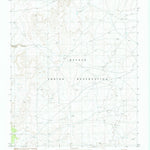 United States Geological Survey Blue Spring SE, AZ (1988, 24000-Scale) digital map