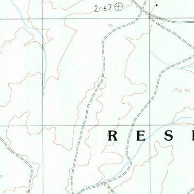 United States Geological Survey Blue Spring SE, AZ (1988, 24000-Scale) digital map