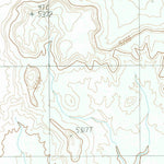 United States Geological Survey Blue Spring SE, AZ (1988, 24000-Scale) digital map
