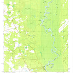 United States Geological Survey Blue Springs Landing, GA-SC (1978, 24000-Scale) digital map