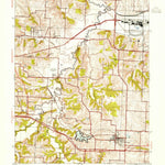 United States Geological Survey Blue Springs, MO (1945, 24000-Scale) digital map