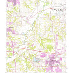 United States Geological Survey Blue Springs, MO (1965, 24000-Scale) digital map