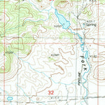 United States Geological Survey Blue Stone Peak, MT (1987, 24000-Scale) digital map