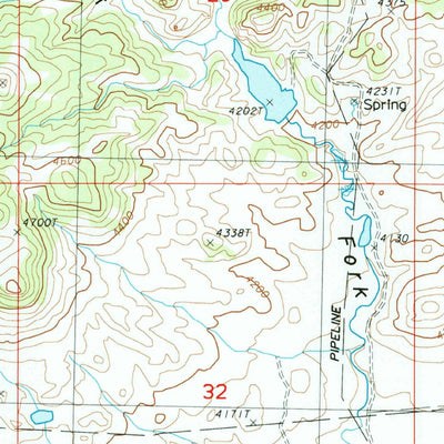United States Geological Survey Blue Stone Peak, MT (1987, 24000-Scale) digital map
