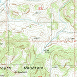 United States Geological Survey Blue Stone Peak, MT (1987, 24000-Scale) digital map