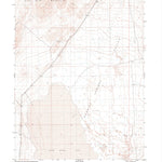 United States Geological Survey Blue Wing Flat North, NV (1981, 24000-Scale) digital map