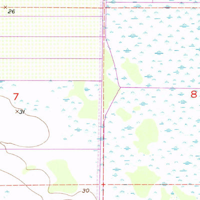 United States Geological Survey Bluefield, FL (1953, 24000-Scale) digital map
