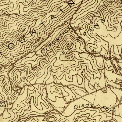United States Geological Survey Bluefield, WV-VA (1913, 48000-Scale) digital map