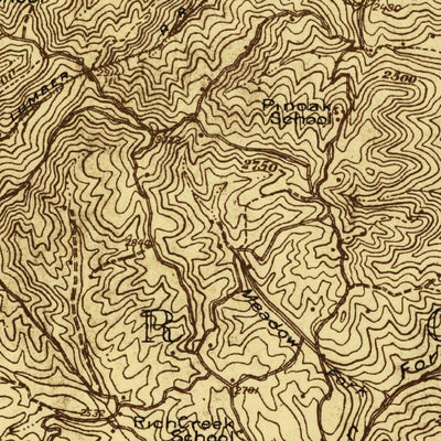 United States Geological Survey Bluefield, WV-VA (1913, 48000-Scale) digital map