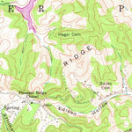 United States Geological Survey Bluefield, WV-VA (1962, 24000-Scale) digital map