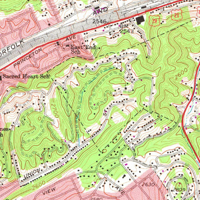 United States Geological Survey Bluefield, WV-VA (1962, 24000-Scale) digital map