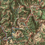 United States Geological Survey Bluefield, WV-VA-KY (1955, 250000-Scale) digital map