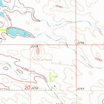 United States Geological Survey Bluegrass, ND (1970, 24000-Scale) digital map