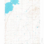 United States Geological Survey Bluegrass Wells, WY (1955, 24000-Scale) digital map