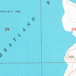 United States Geological Survey Bluegrass Wells, WY (1955, 24000-Scale) digital map