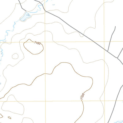 United States Geological Survey Bluegrass Wells, WY (2021, 24000-Scale) digital map