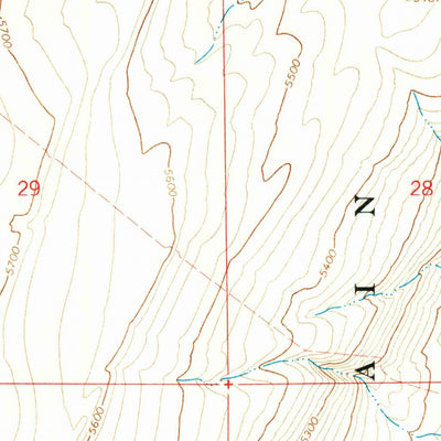 United States Geological Survey Bluejoint Lake East, OR (1966, 24000-Scale) digital map
