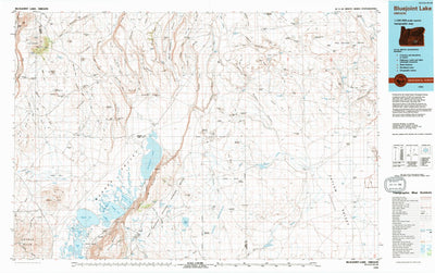 United States Geological Survey Bluejoint Lake, OR (1994, 100000-Scale) digital map