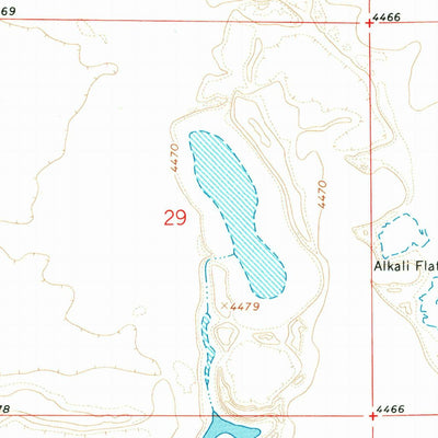 United States Geological Survey Bluejoint Lake West, OR (1967, 24000-Scale) digital map
