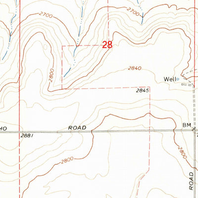 United States Geological Survey Bluelight, WA (1965, 24000-Scale) digital map
