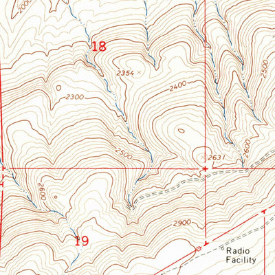 United States Geological Survey Bluelight, WA (1965, 24000-Scale) digital map