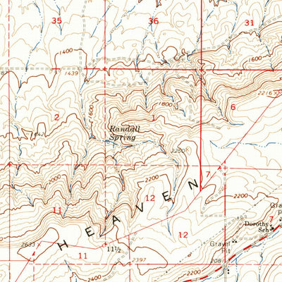 United States Geological Survey Bluelight, WA (1965, 62500-Scale) digital map