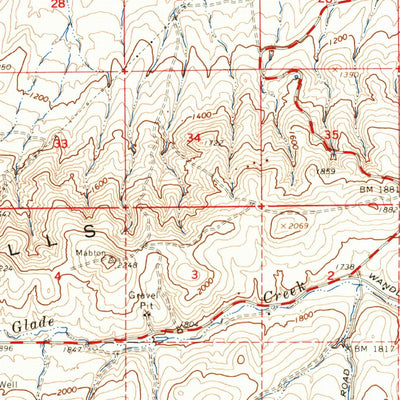 United States Geological Survey Bluelight, WA (1965, 62500-Scale) digital map