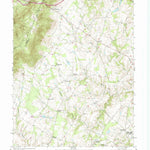 United States Geological Survey Bluemont, VA (1970, 24000-Scale) digital map