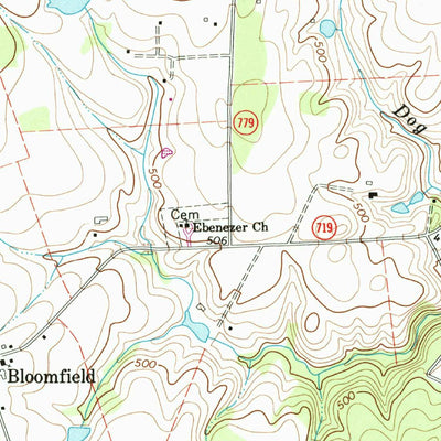 United States Geological Survey Bluemont, VA (1970, 24000-Scale) digital map