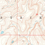 United States Geological Survey Bluestem Lake, OK (1973, 24000-Scale) digital map