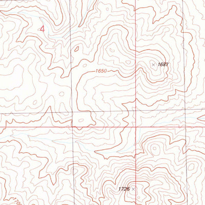 United States Geological Survey Bluewing Spring, NV (1981, 24000-Scale) digital map