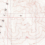 United States Geological Survey Bluewing Spring, NV (1981, 24000-Scale) digital map