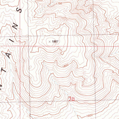 United States Geological Survey Bluewing Spring, NV (1981, 24000-Scale) digital map
