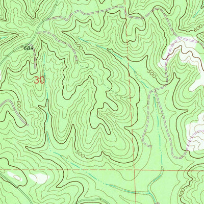 United States Geological Survey Bluff, AL (1967, 24000-Scale) digital map