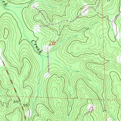 United States Geological Survey Bluff, AL (1967, 24000-Scale) digital map