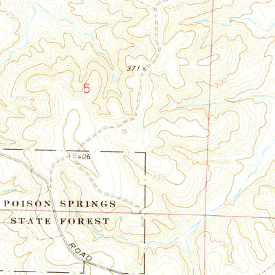 United States Geological Survey Bluff City, AR (1973, 24000-Scale) digital map