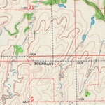 United States Geological Survey Bluff City East, KS (1971, 24000-Scale) digital map