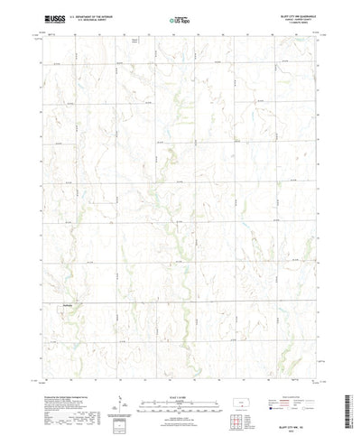 United States Geological Survey Bluff City NW, KS (2022, 24000-Scale) digital map