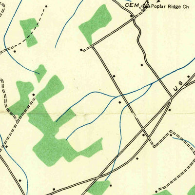 United States Geological Survey Bluff City, TN (1935, 24000-Scale) digital map