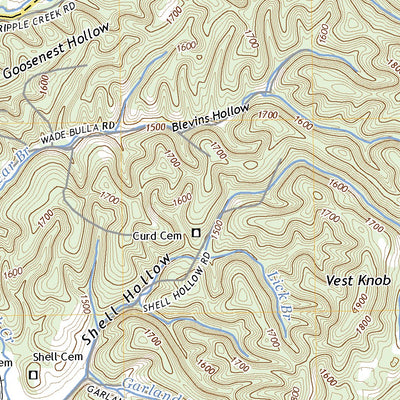 United States Geological Survey Bluff City, TN (2022, 24000-Scale) digital map