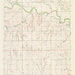 United States Geological Survey Bluff City West, KS (1971, 24000-Scale) digital map