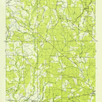 United States Geological Survey Bluff Creek, LA (1949, 31680-Scale) digital map